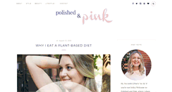 Desktop Screenshot of polishedandpink.com